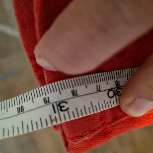 Katies 18 Red Distressed False Front Pockets Summer Autumn Denim Jeans Pants - Picture 10 of 11